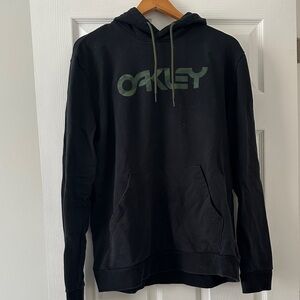 Oakley Black and Green Hoodie